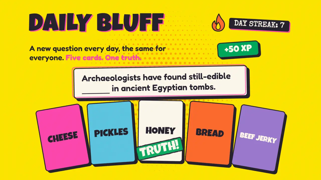 Promo art: the Daily Bluff
